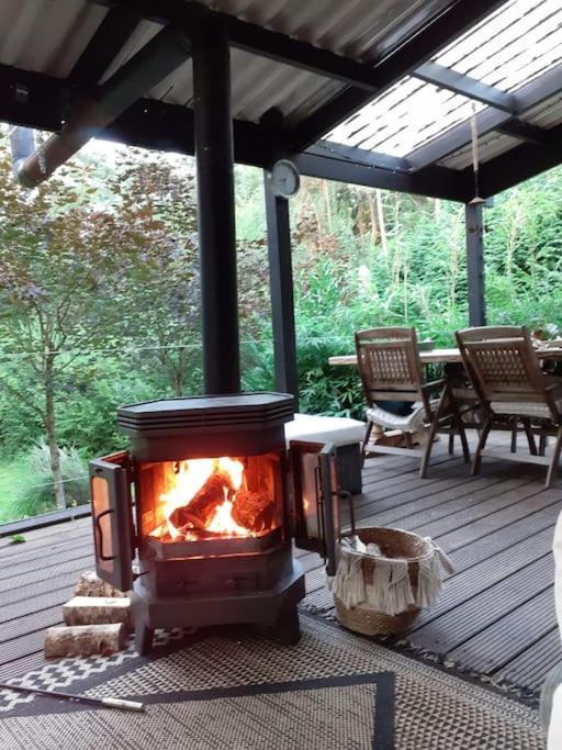 Comfortable Chalet In A Unique Location In Forest Essen Bagian luar foto